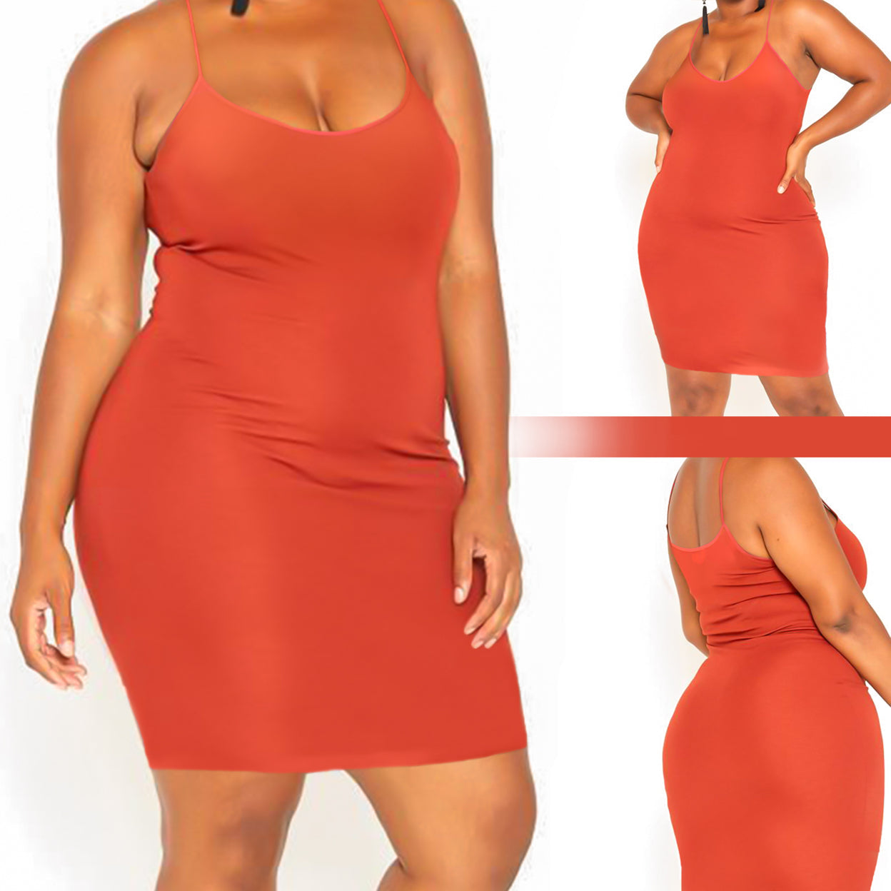 2-Pack: Mystery Deal: Ladies Seamless Long Poly Camisole Dress Women's Tops - DailySale