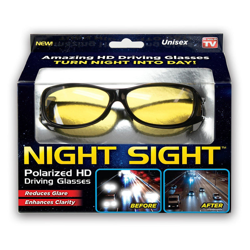 2-Pack: Night Sight Polarized HD Night Vision Glasses Sports & Outdoors - DailySale
