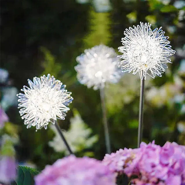 2-Pack: Outdoor Solar Dandelion Lawn Lights Outdoor Lighting - DailySale