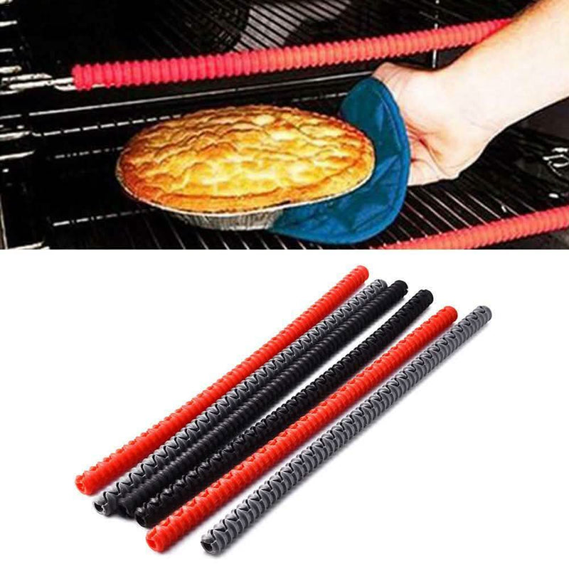 2-Pack: Oven Shelf Protection Heat Resistant Silicon Strips Kitchen & Dining - DailySale