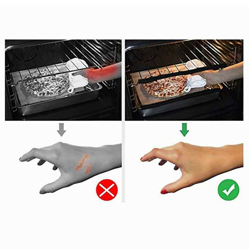 2-Pack: Oven Shelf Protection Heat Resistant Silicon Strips Kitchen & Dining - DailySale