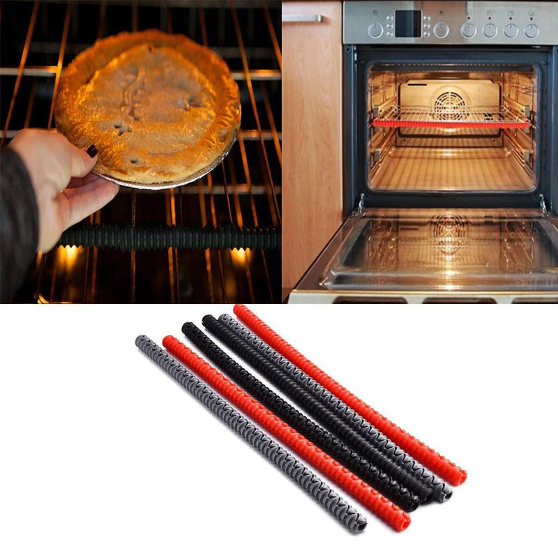 2-Pack: Oven Shelf Protection Heat Resistant Silicon Strips Kitchen & Dining - DailySale