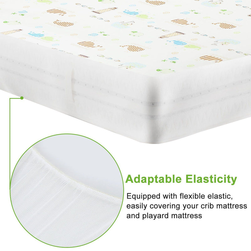 2-Pack: Pack N Play Portable Crib Sheet Baby - DailySale
