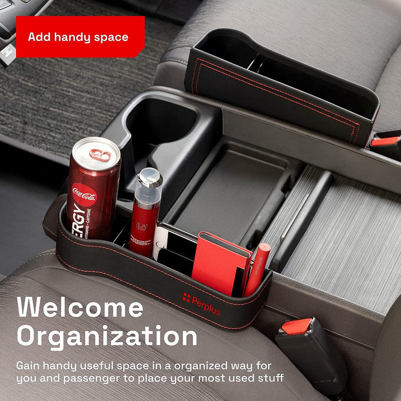Car Accessories Right Seat Gap Filler Phone Holder Storage Box Organizer Bag