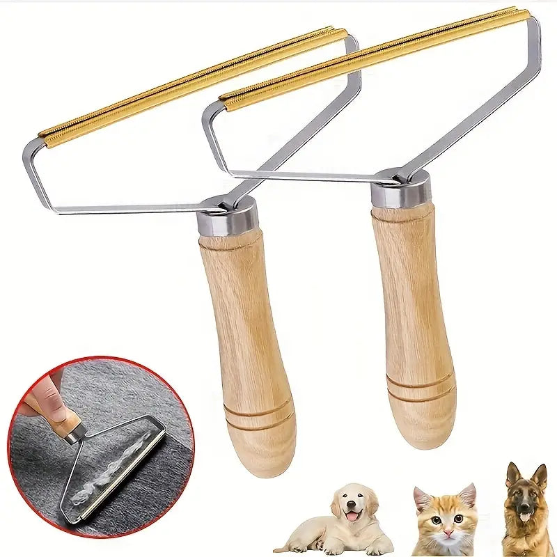 2-Pack: Pet Hair Remover Brush Manual Lint Roller Pet Supplies - DailySale