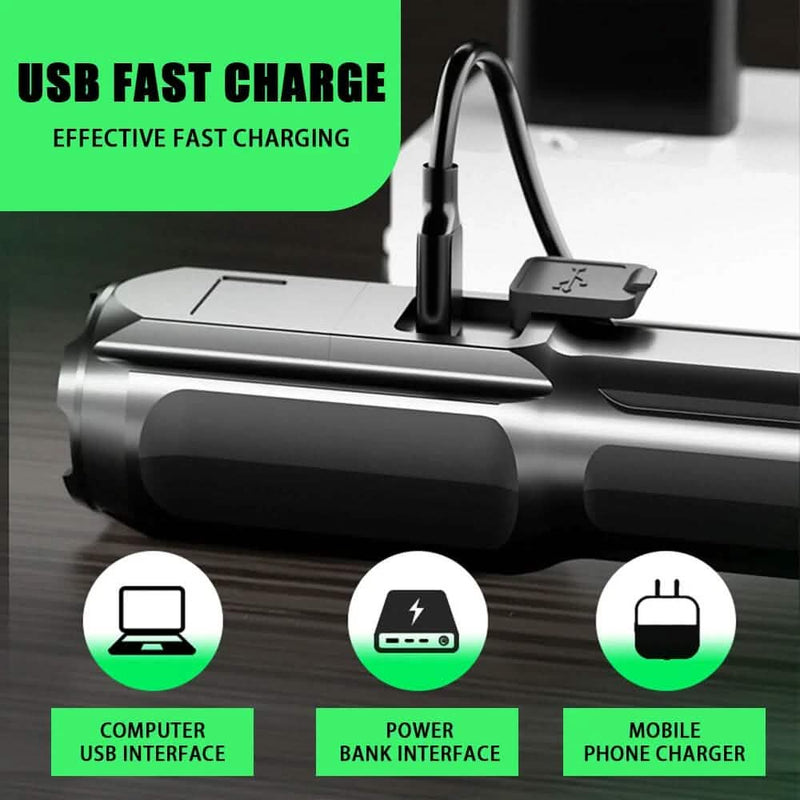 2-Pack: Portable and Multi-Functional Telescopic Zoomable Flashlight Sports & Outdoors - DailySale