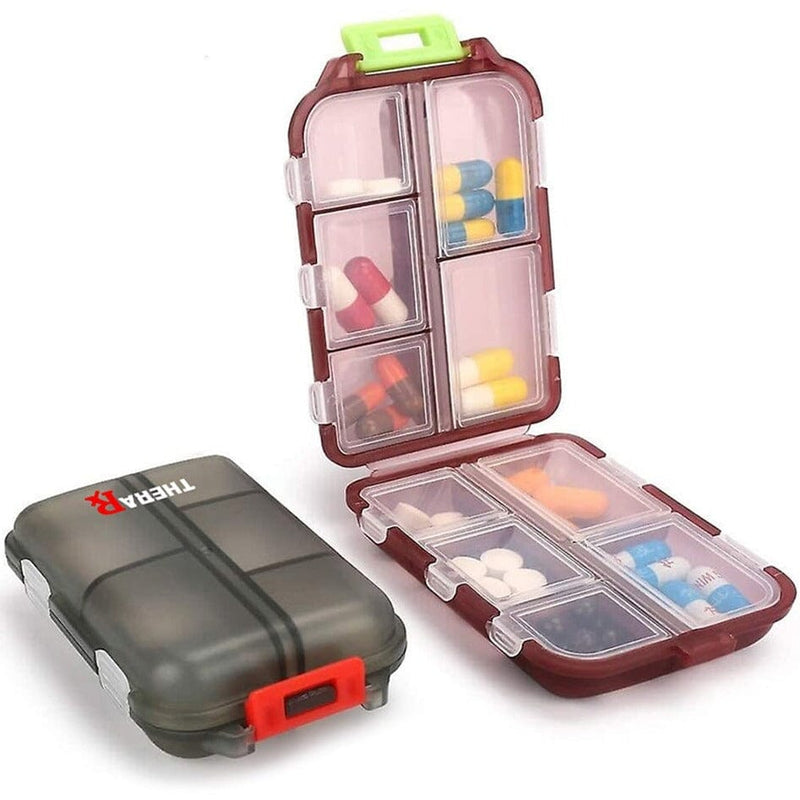 2-Pack: Portable Weekly Travel Pill Organizer Case Wellness - DailySale