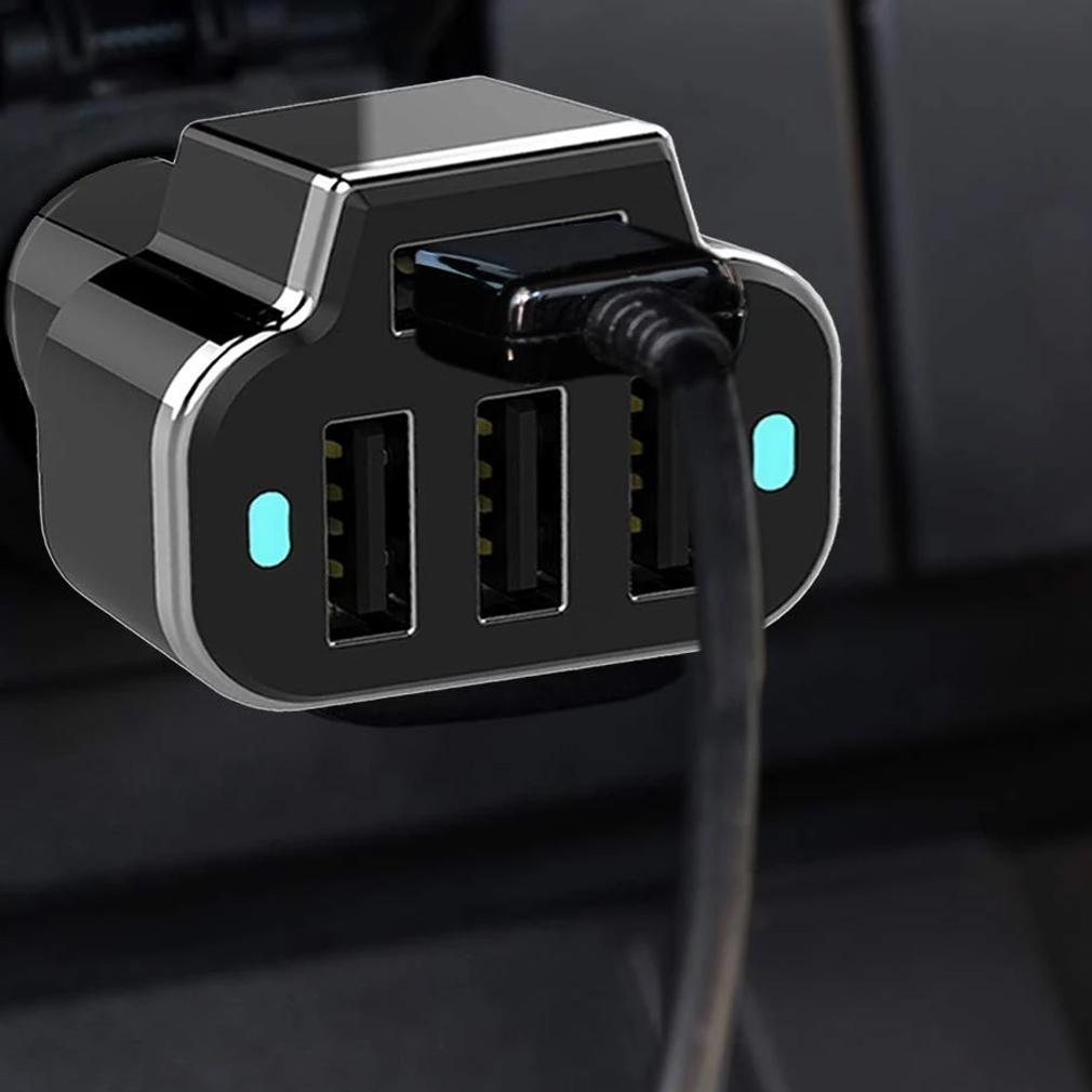 2-Pack: PowerUp 4 USB Port Car Charger Adapter Auto Accessories - DailySale