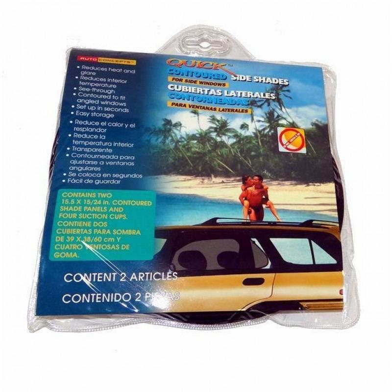 2-Pack: Premium Quality Car Pop-Up Mesh Side Window Sunshades Auto Accessories - DailySale