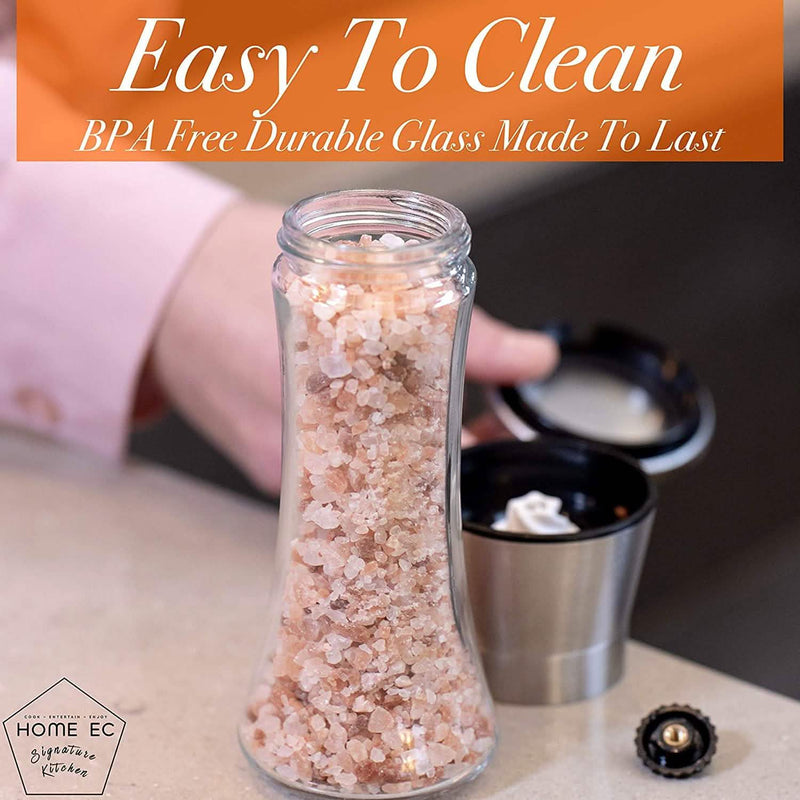 2-Pack: Premium Stainless Steel Salt and Pepper Grinder Kitchen Tools & Gadgets - DailySale