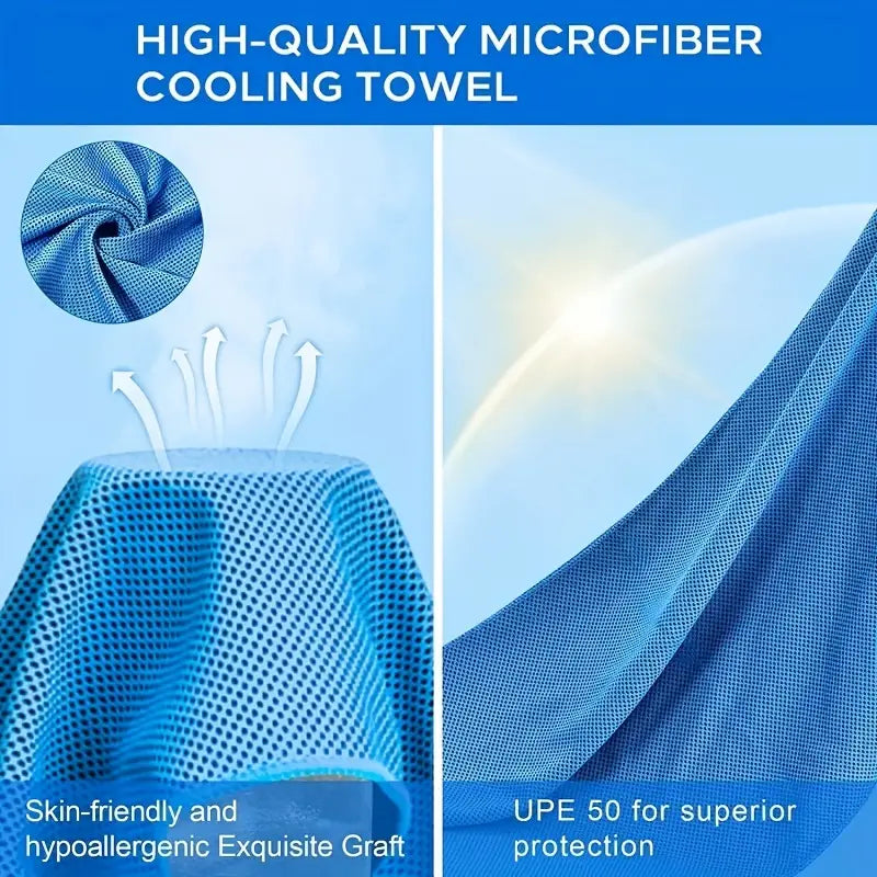 2-Pack: Quick Drying Absorbent Cooling Towels Sports & Outdoors - DailySale