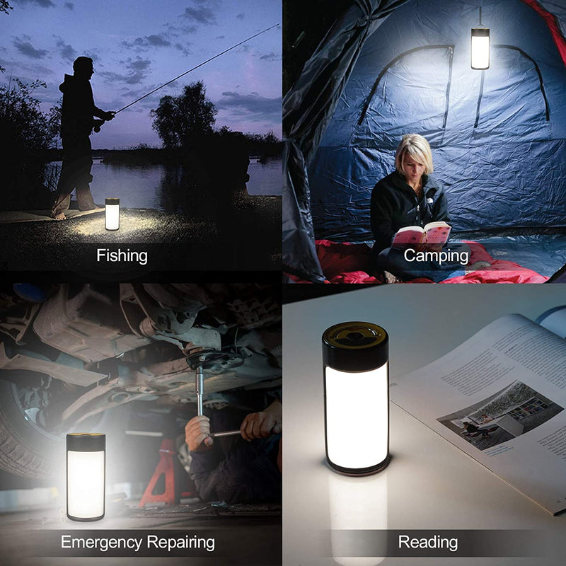 2-Pack: Rechargeable LED Camping Lantern Sports & Outdoors - DailySale