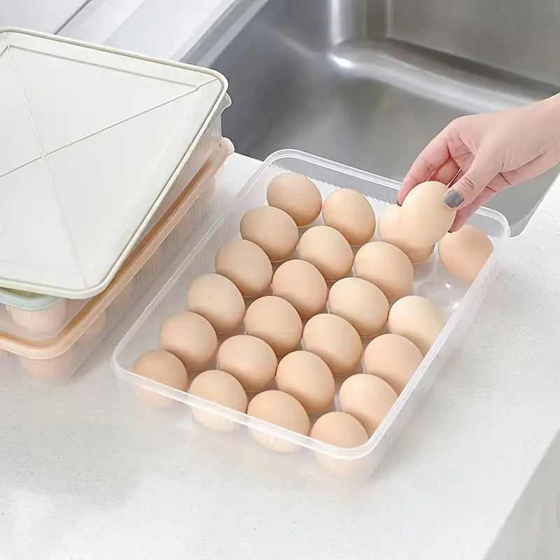 2-Pack: Refrigerator Egg Box Food Preservation Kitchen Storage - DailySale