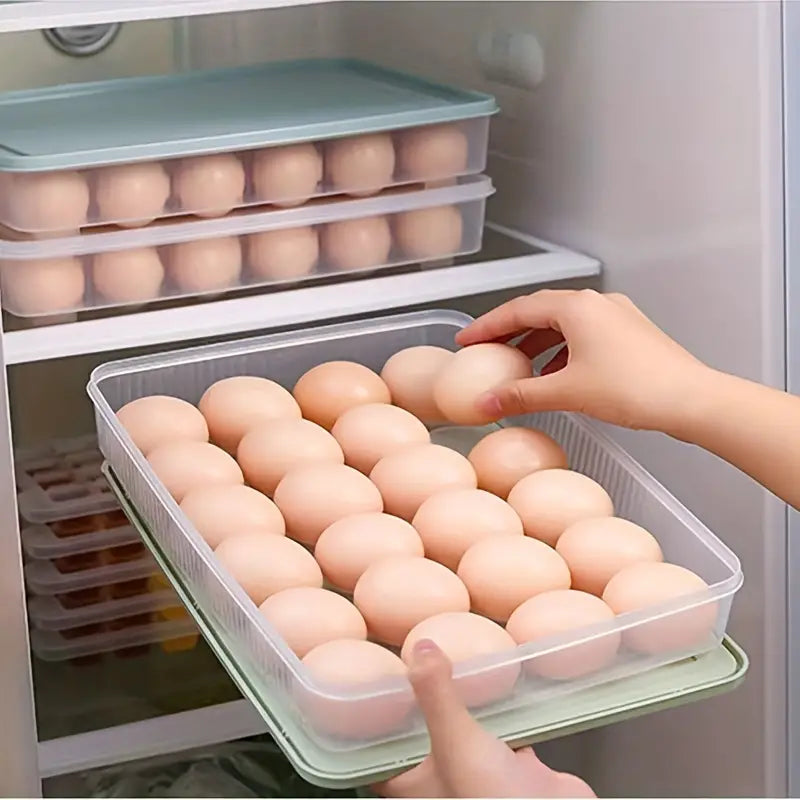 2-Pack: Refrigerator Egg Box Food Preservation Kitchen Storage - DailySale