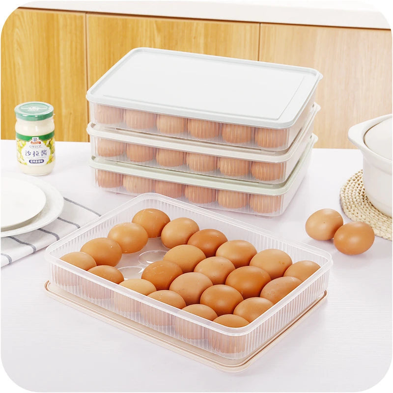 2-Pack: Refrigerator Egg Box Food Preservation Kitchen Storage - DailySale