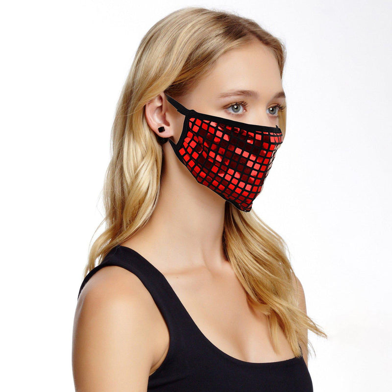 2-Pack: Reusable Fitted Fabric PVC Mask