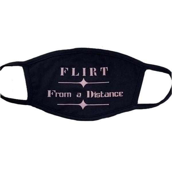 2-Pack: Reusable Premium Stretchy Unisex Face Mask Wellness & Fitness Flirt From A Distance - DailySale