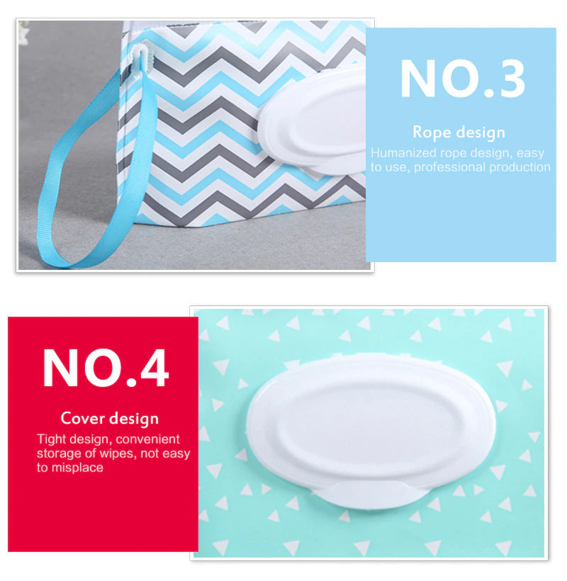 2-Pack: Reusable Wet Wipe Pouch Bags & Travel - DailySale