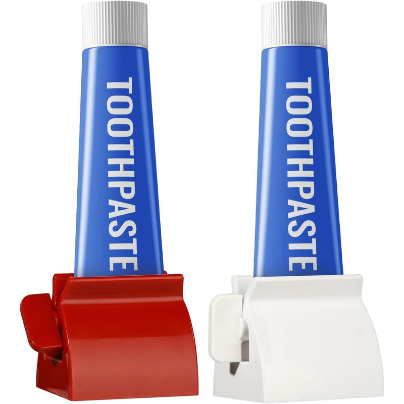 2-Pack: Rolling Tube Toothpaste Squeezer Dispenser Bath - DailySale