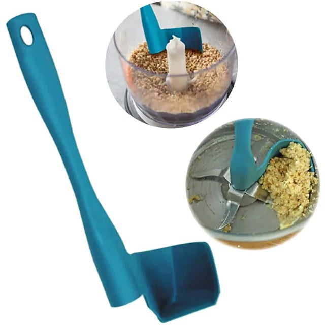 2-Pack: Rotary Scraper Rotating Spatula Scooping Portioning Food Processor Kitchen Tools & Gadgets - DailySale