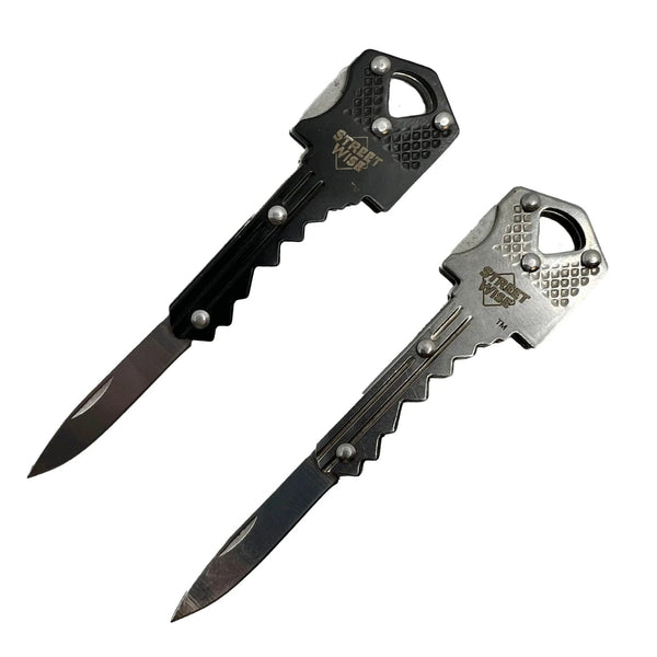 Closeup view of 2-Pack set of Safe-Key Concealed Knifes, available at Dailysale