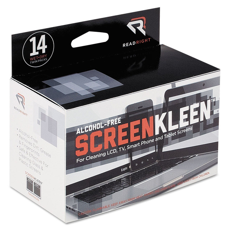 2-Pack: ScreenKleen Alcohol-Free Screen Wipes Everything Else - DailySale