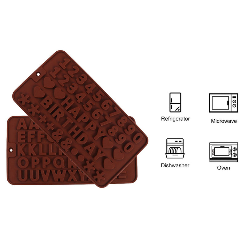 2-Pack: Silicone Chocolate Ice Decoration Tray Kitchen & Dining - DailySale