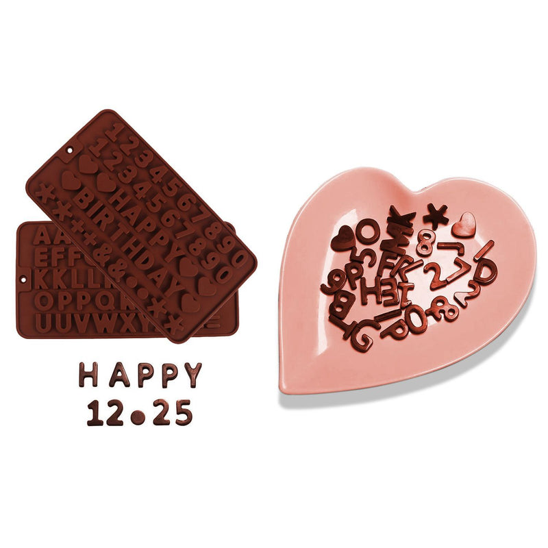 2-Pack: Silicone Chocolate Ice Decoration Tray Kitchen & Dining - DailySale