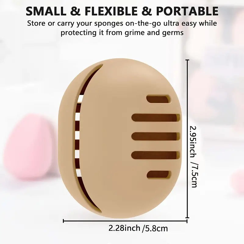 2-Pack: Silicone Makeup Sponge Holder Case Beauty & Personal Care - DailySale