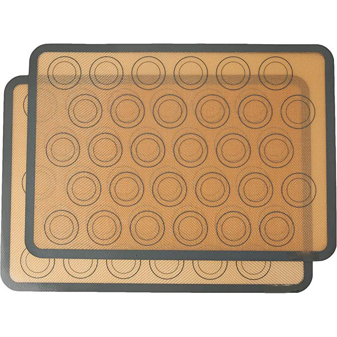 2-Pack: Silicone Nonstick Food Safe Macarons Baking Mat Kitchen Tools & Gadgets - DailySale