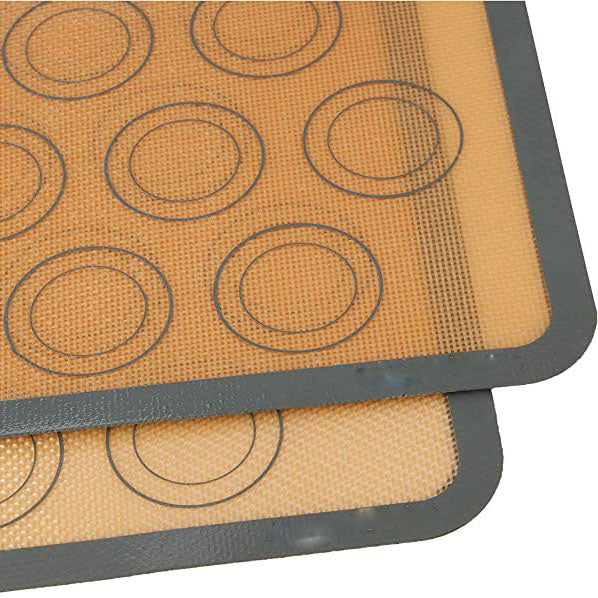 2-Pack: Silicone Nonstick Food Safe Macarons Baking Mat Kitchen Tools & Gadgets - DailySale