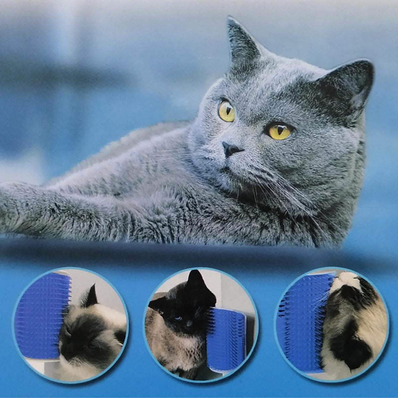 2-Pack: Soft Cat Corner Self Groomer Brush Pet Supplies - DailySale