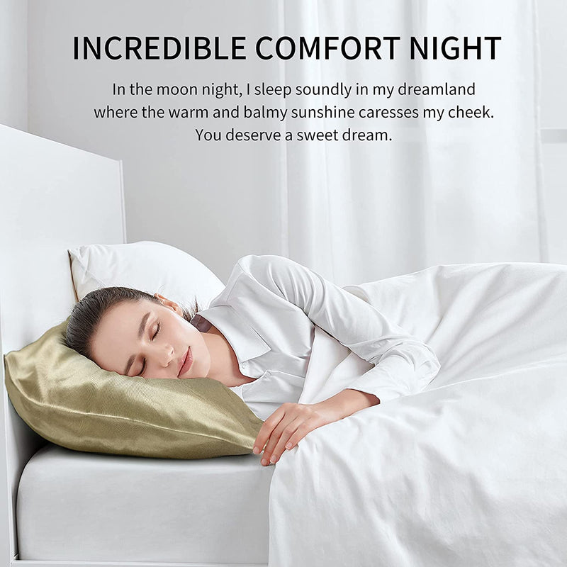 2-Pack: Soft Cooling Satin Pillowcases Bedding - DailySale