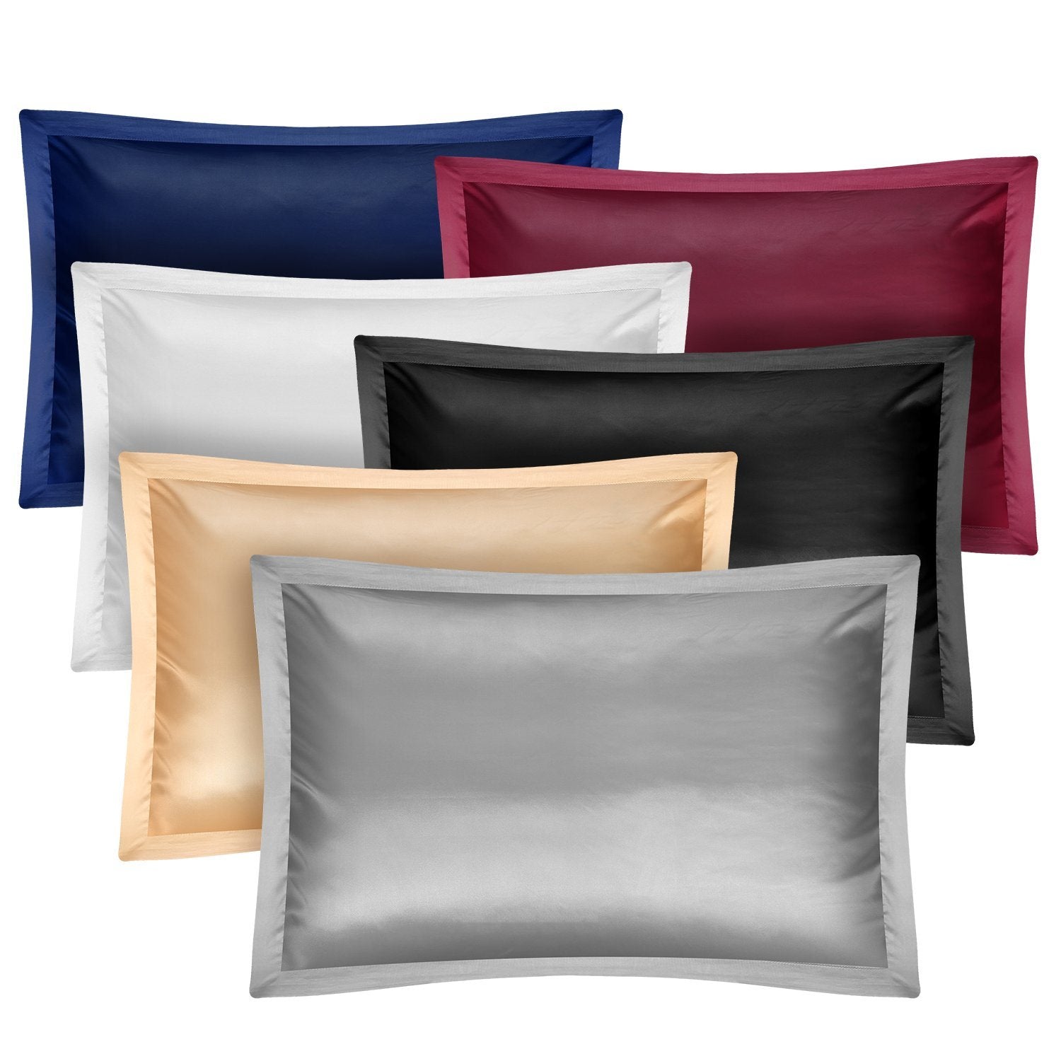 2-Pack: Soft Silky Satin Pillow Case Bedding - DailySale