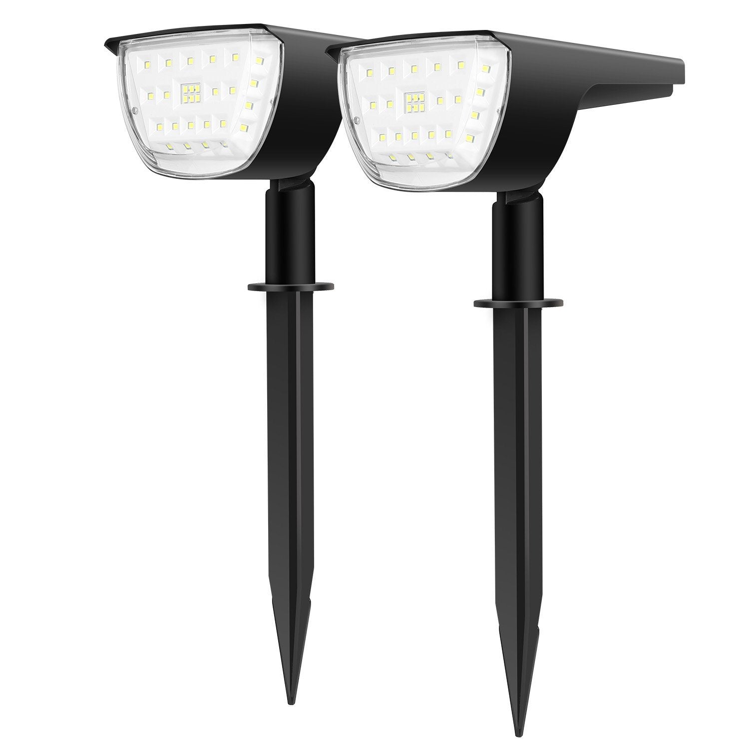 2-Pack: Solarek 32 LEDs Solar Landscape Spotlights Garden & Patio - DailySale