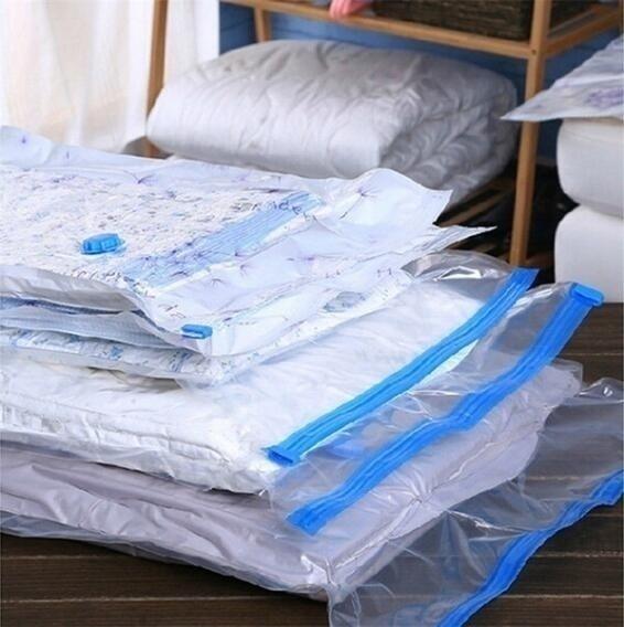 2-Pack: Space Saver Saving Storage Seal Vacuum Vac Bags Closet & Storage - DailySale