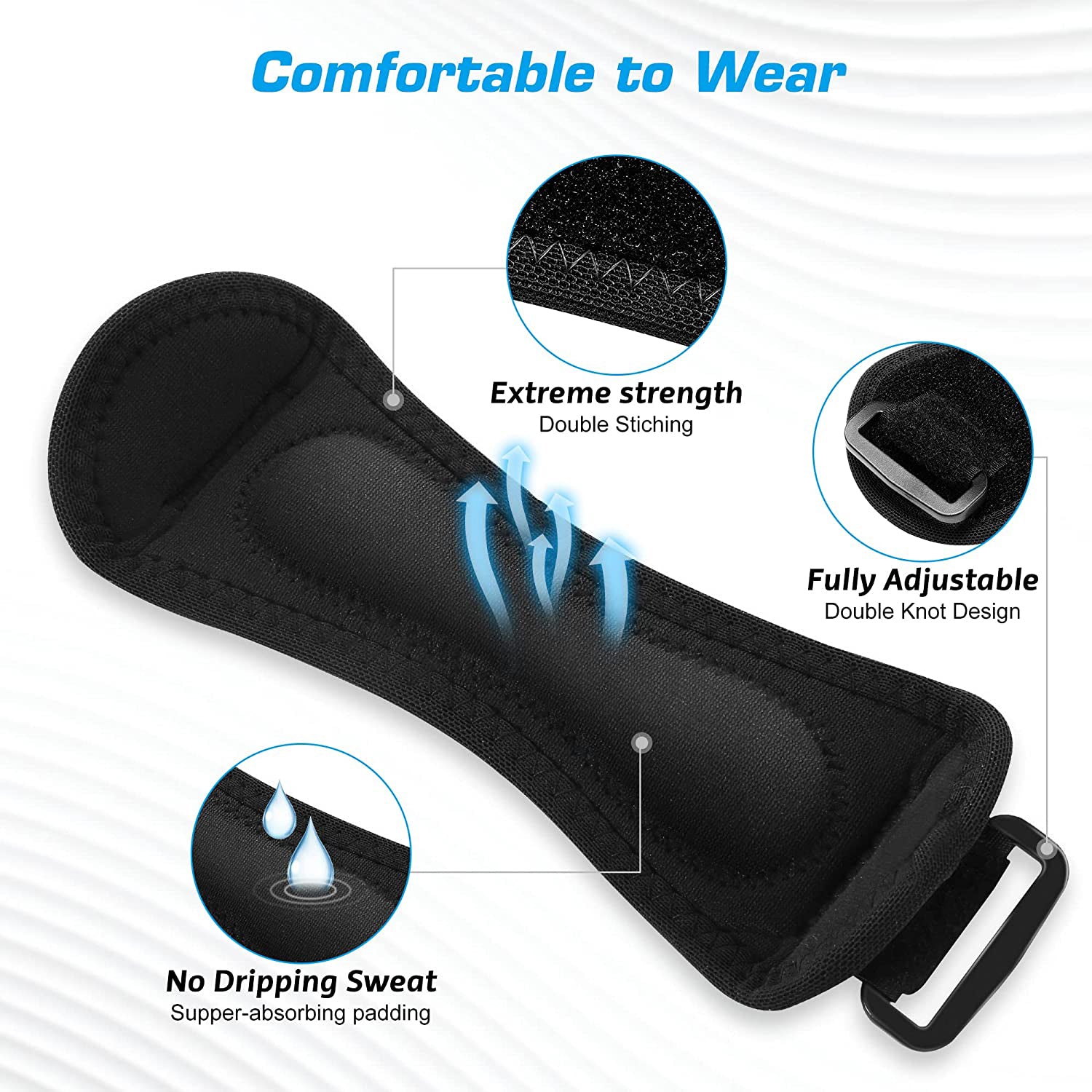 2-Pack: Stabilizer Straps for Knee and Patella Pain Relief Wellness - DailySale