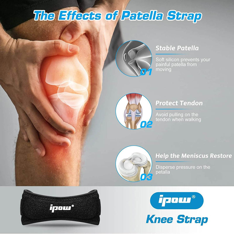 2-Pack: Stabilizer Straps for Knee and Patella Pain Relief Wellness - DailySale
