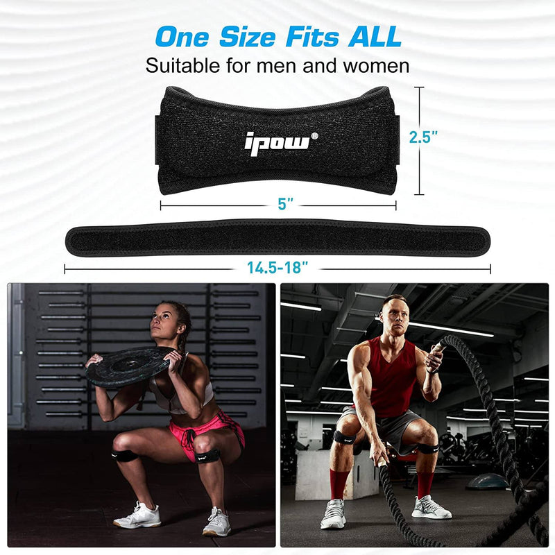 2-Pack: Stabilizer Straps for Knee and Patella Pain Relief Wellness - DailySale