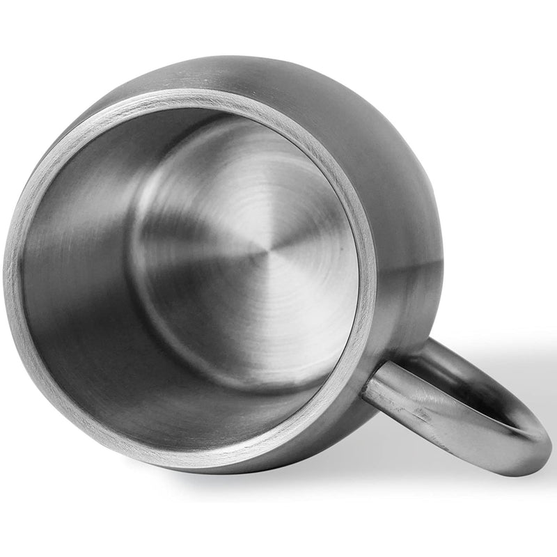 2-Pack: Stainless Steel Double Wall Mugs Kitchen & Dining - DailySale