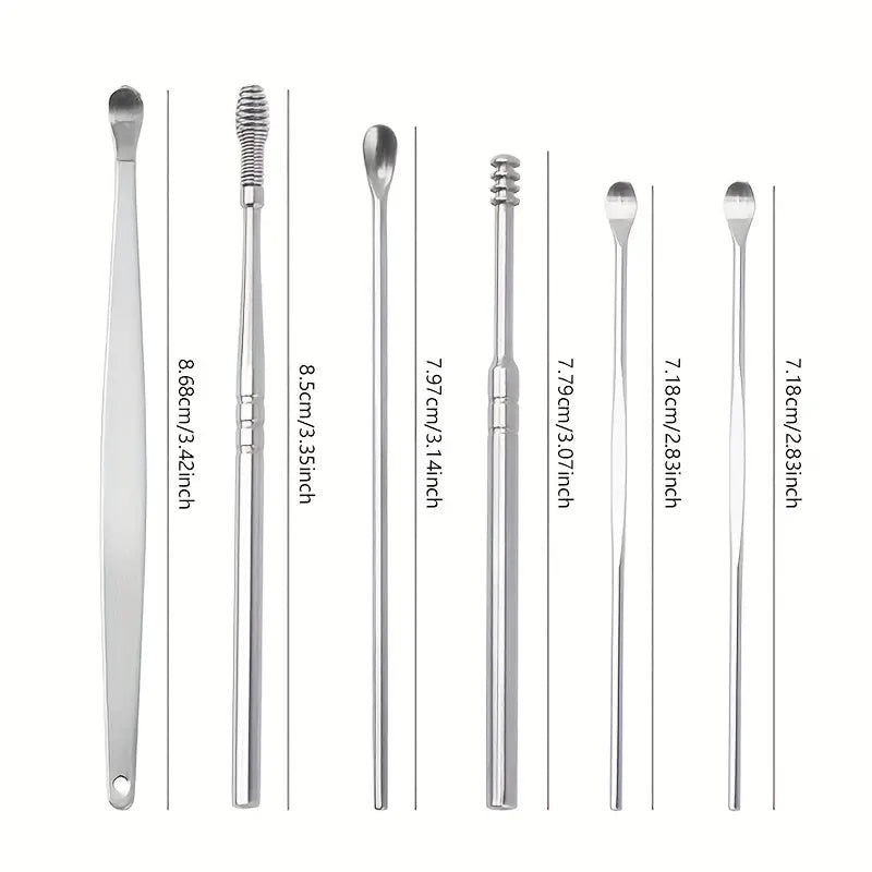 2-Pack: Stainless Steel Ear Pick Set Beauty & Personal Care - DailySale