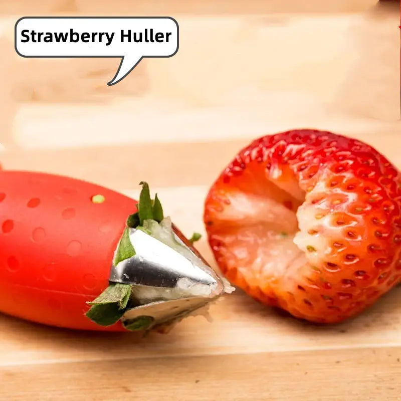 2-Pack: Strawberry Huller Stem Remover Kitchen Tools & Gadgets - DailySale