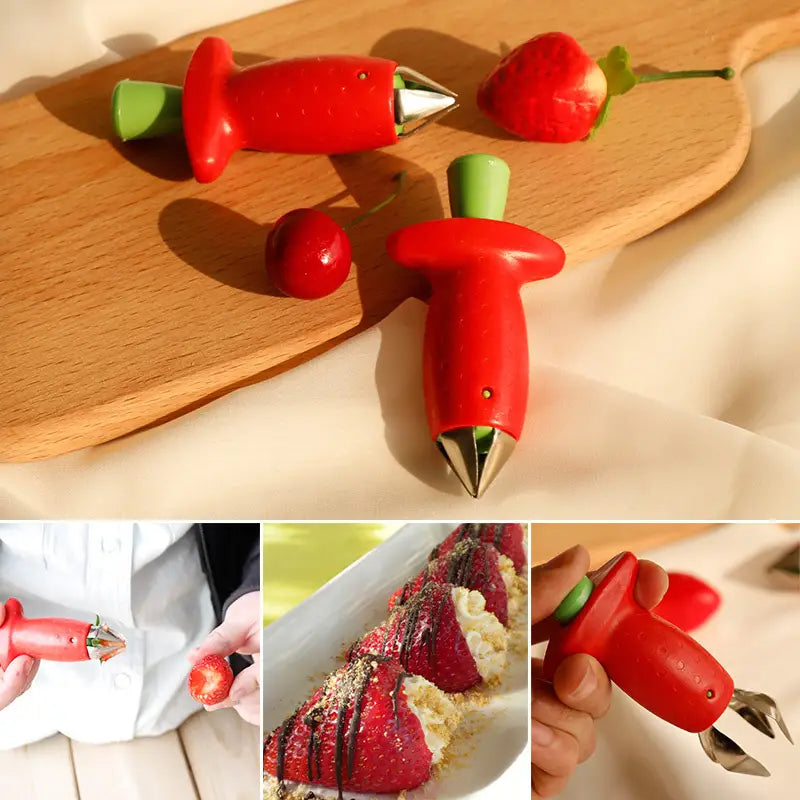 Strawberry Fruit Slicer Kitchen Gadget 