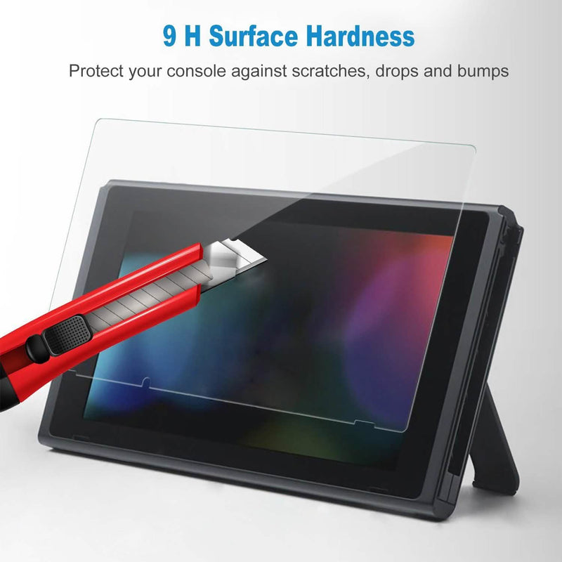 2-Pack: Tempered Glass Screen Protector for Nintendo Switch Video Games & Consoles - DailySale