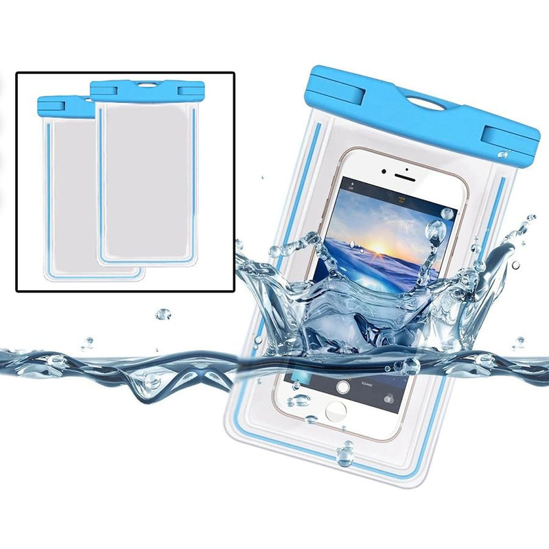 2-Pack: Universal Cell Phone Waterproof Dry Bag Case Sports & Outdoors - DailySale