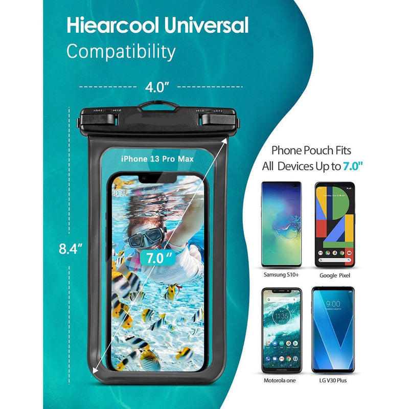 2-Pack: Universal Mobile Phone Waterproof Case Mobile Accessories - DailySale
