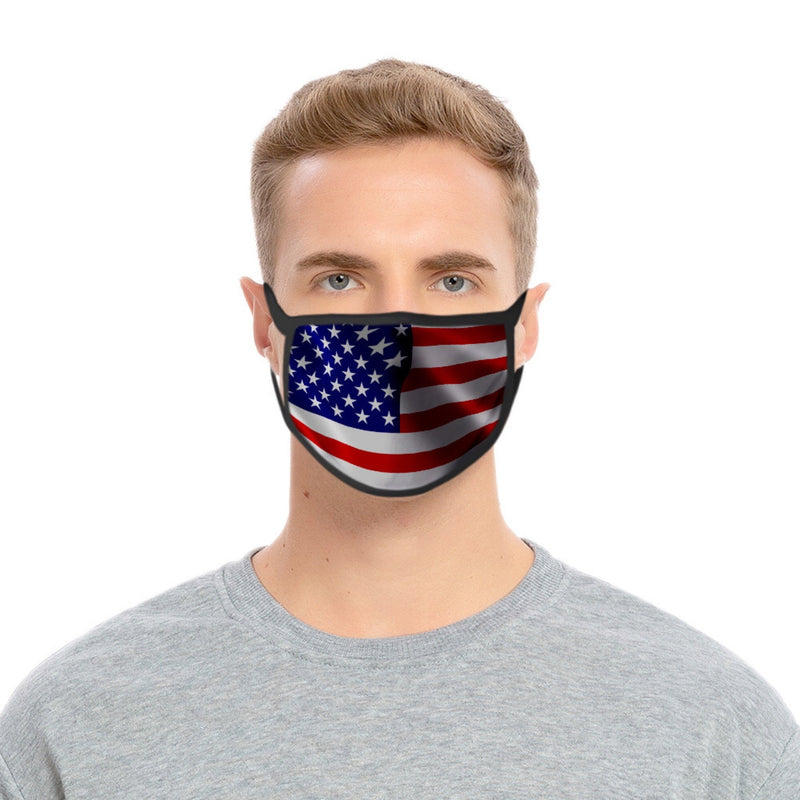 2-Pack: USA American Flag Reusable Washable Mask Face Masks & PPE - DailySale