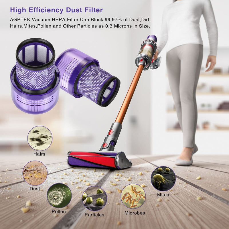 Fits Dyson Cyclone V10 Absolute + Cordless Vacuum Cleaner Hepa Filter