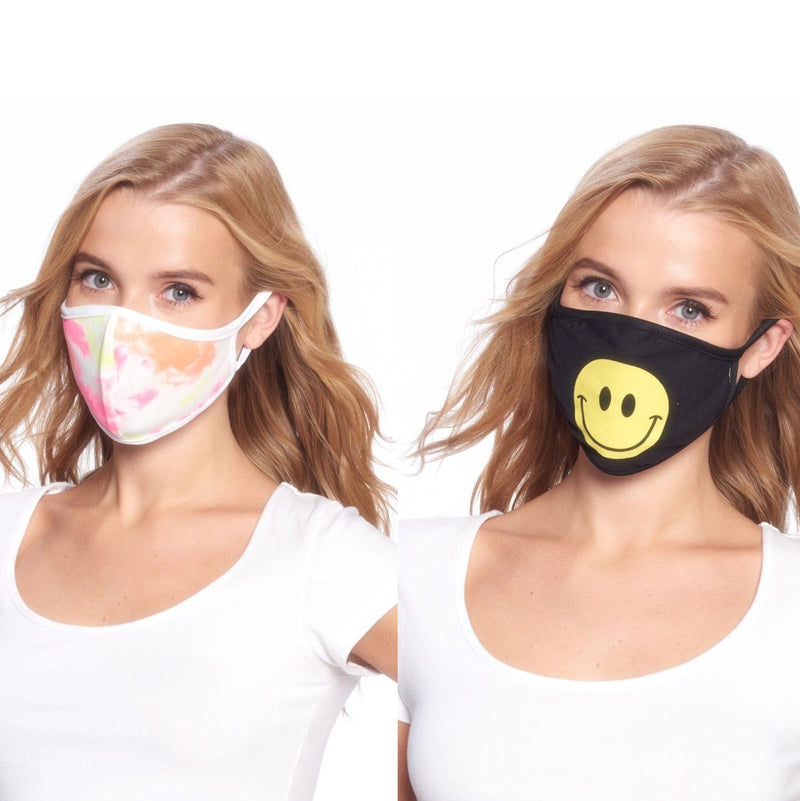2-Pack: Washable Reusable Non-Medical Fabric Face Masks Wellness & Fitness Pack 19 - DailySale