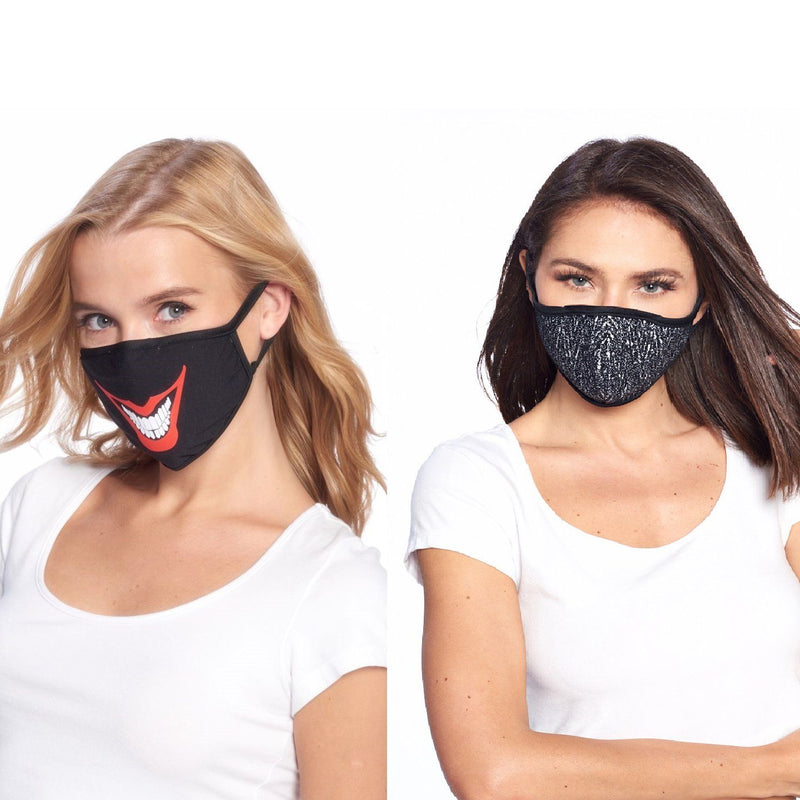 2-Pack: Washable Reusable Non-Medical Fabric Face Masks Wellness & Fitness Pack 24 - DailySale